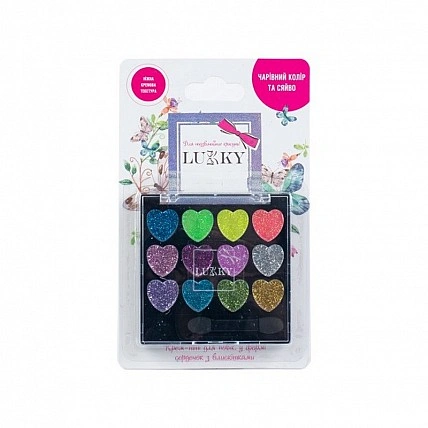 Детский крем-тени для век с блестками T18929 с аппликатором