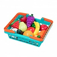 Игровой набор "Овощи-Фрукты на липучках" Battat Lite BT4743Z, 37 предметов