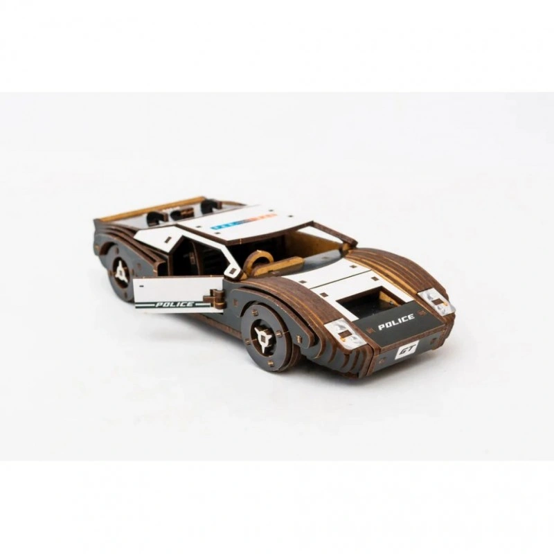 Дерев'яний 3D конструктор Fast car Gt Puz-26916, 164 деталі