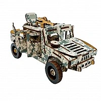 Деревянный 3D конструктор Хамер 65-00743, 65 деталей