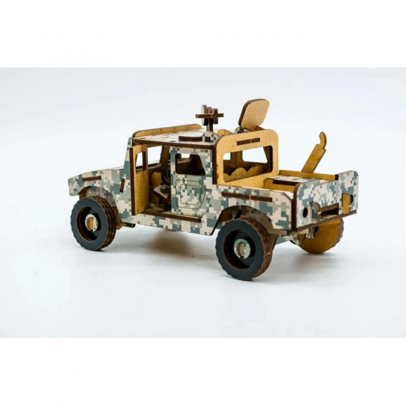 Дерев'яний 3D-конструкторський набір Hamer 65-00743, 65 деталей