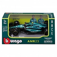Коллекционная автомодель "Aston Martin AMR23 (2023)" Bburago 18-38090, 1:43 масштаб