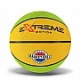 Мяч баскетбольный Extreme Motion BB1485 № 7, 520 грамм Зелено-желтый