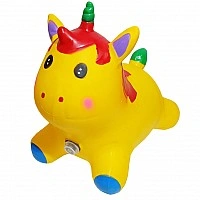 Kids Jumping Toy "Unicorn" RB2520 Music, Light Yellow