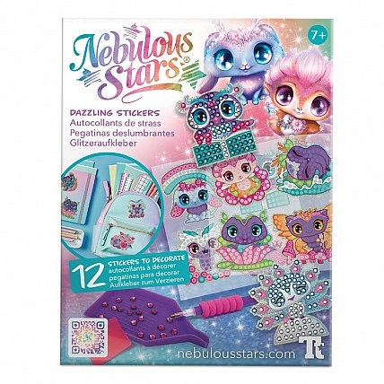 Набір наклейок Diamond Mosaic Space Pets Nebulous Stars 11023