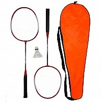 Badminton Set NE-BD-208OR 2 rackets, shuttlecock, case