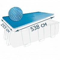 Heat-saving coating (solar film) for swimming pools Intex 28016, 538-253 cm