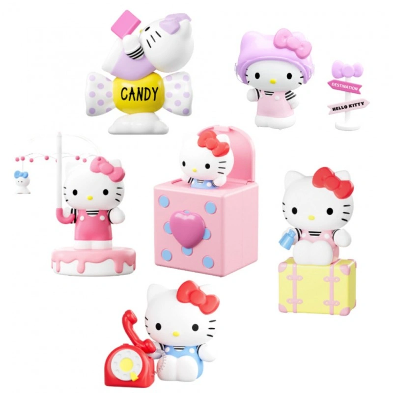 Різноманітна механічна іграшка-сюрприз «Милий сигнал» Pop Top Hello Kitty 24MDL-002