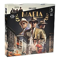 Mafia Deluxe Board Game QB701-002 with Hourglass, Blindfolds