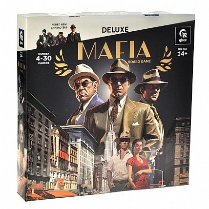 Mafia Deluxe настільна гра QB701-002 з пісочним годинником, зав'язками на очі