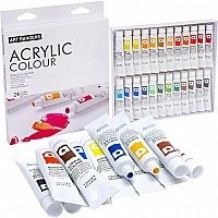 Set of acrylic paints "Art Ranger Acrylic" EA2412, 12 ml 24 colors