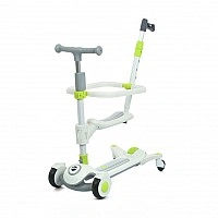 Children's three-wheeled scooter 3 in 1 JR3-127-W, wheels with light
