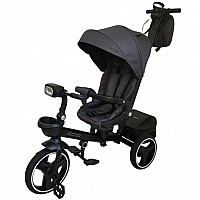 Children's tricycle VECTOR ME 1162-1 Dark Gray, with parental handle
