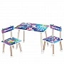 Children's Table M 501-10 table top 60 x 40 cm, 2 chairs