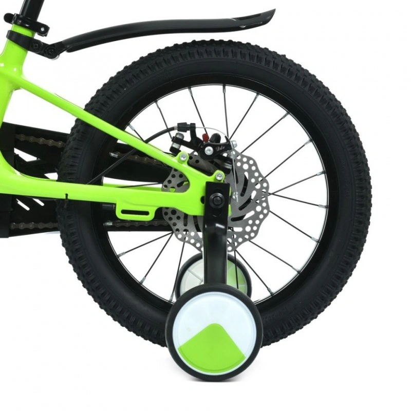 Дитячий велосипед Flash MB 1683 NEON GREEN, колеса 16 дюймів