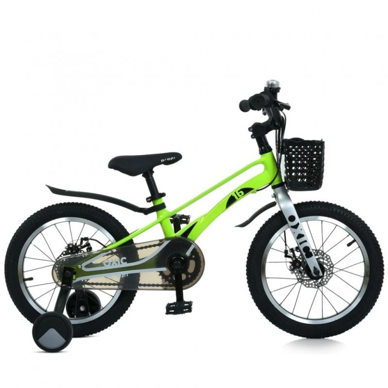 Дитячий велосипед OXIC MB 16OXIC NEON GREEN, колеса 16 дюймів