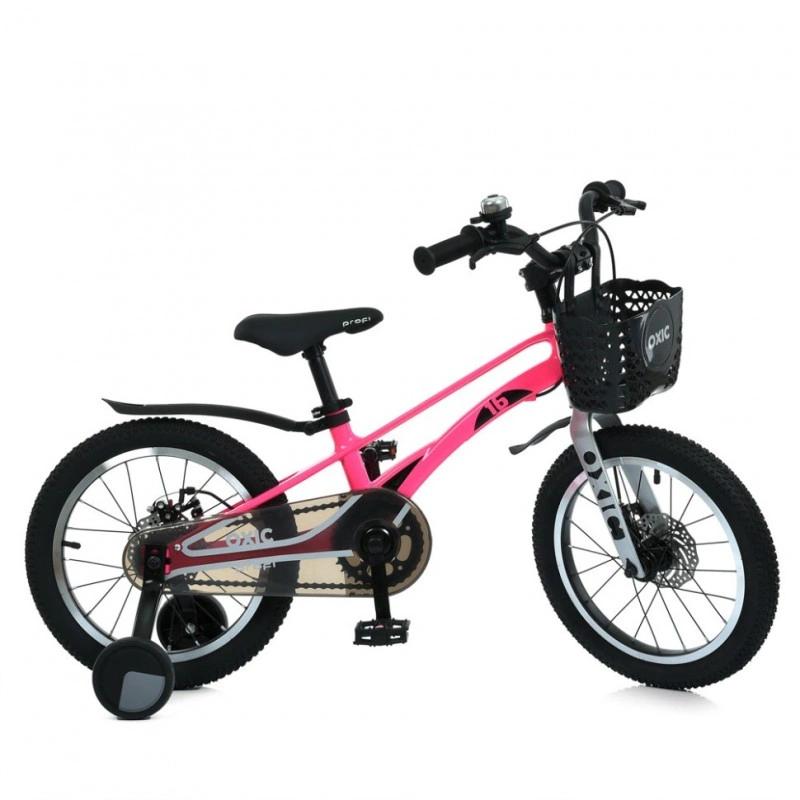 Дитячий велосипед OXIC MB 16OXIC NEON PINK, колеса 16 дюймів