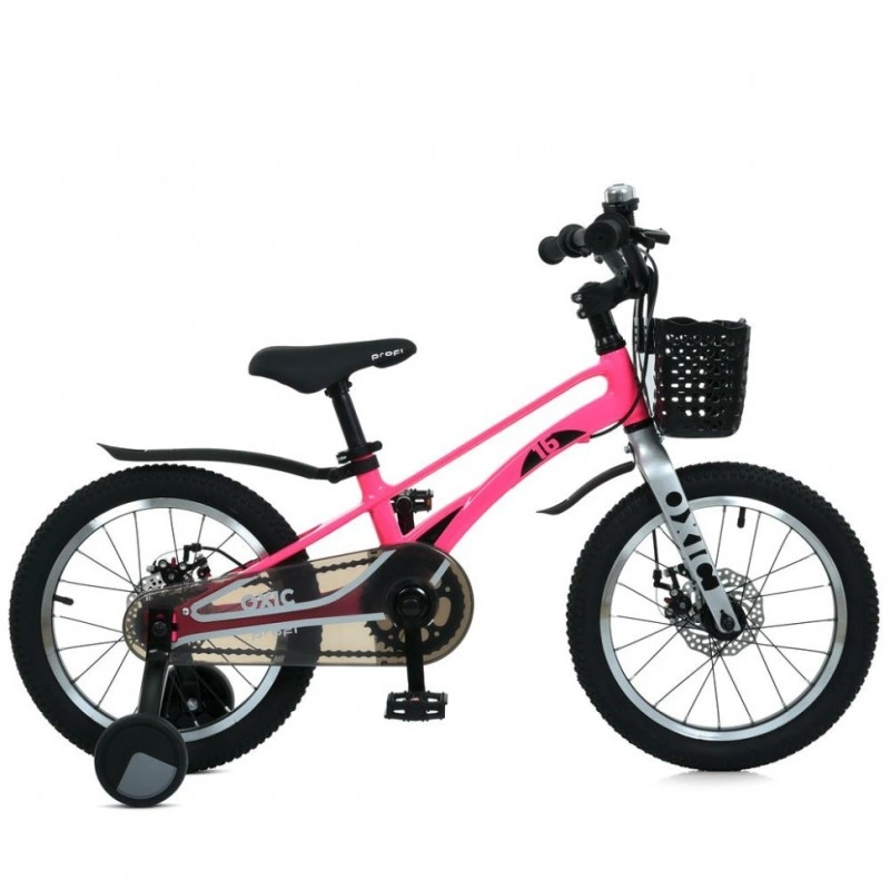 Дитячий велосипед OXIC MB 16OXIC NEON PINK, колеса 16 дюймів