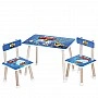 Children's Table M 501-24 tabletop 60 x 40 cm, 2 chairs