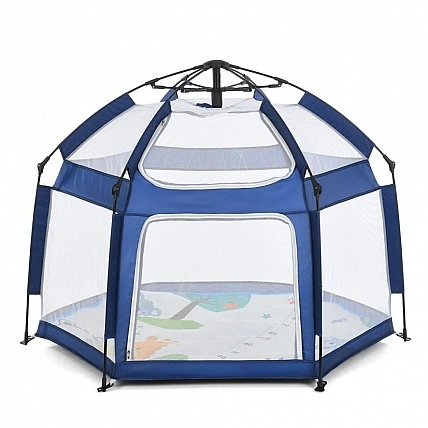 Дитячий манеж MR 1512 Sapphire Blue 146×127×110 см