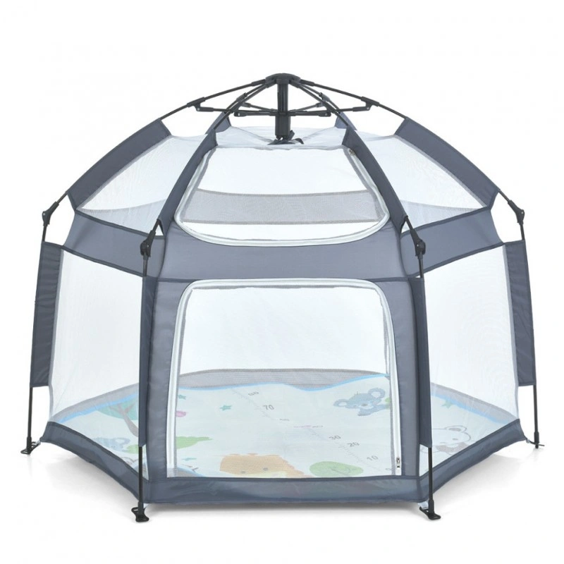 Дитячий манеж MR 1512 Silver Mist 146×127×110 см