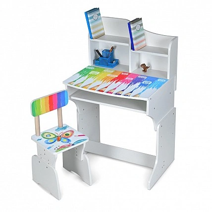 Письмовий стіл дитячий М 904-8 висота 3 положення, зі стільцем