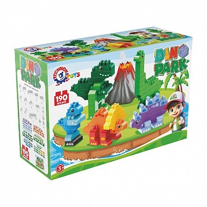 Дитячий конструкторський набір «Dino Park» 2222TXK, 190 штук