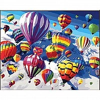 Diamond mosaic "Amazing Balloons" HEG86909, 30x40 cm