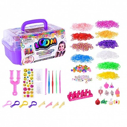 Bead set for making creative accessories 16204(Violet)