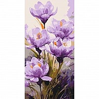 Painting by numbers "Crocuses" 13096-AC 40x80 cm