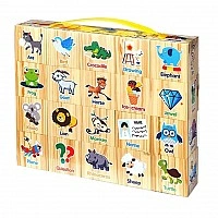 Children's play set of cubes "Animals" K13806 20 pieces in the set