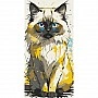 Картина по номерам "Хороший котик" 11560-AC 40х80 см