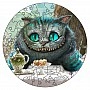 Shaped wooden puzzle "Alice Cheshire Cat" PZ001-A3W-AC 180-250 pieces, A3 with a pouch and a ribbon