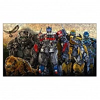 Figured wooden puzzle "Transformers" PZ004-A3C-AC 180-250 pieces, A3 size