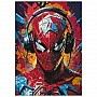 Shaped wooden puzzle "Spider-Man" PZ013-A4C-AC 75-125 pieces, A4 size