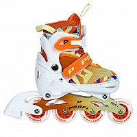 Children's adjustable roller skates A4156-S-OR, sizes 31-34