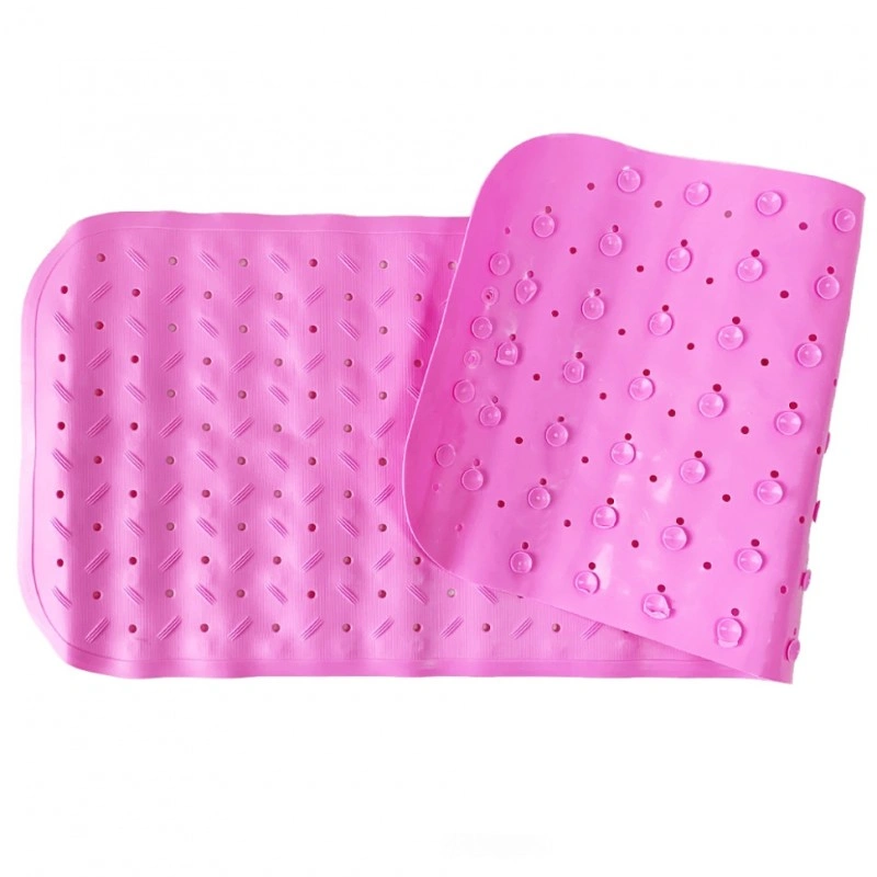 Килимок у ванну кімнату на присосках MGZ-0901(Pink) 35х95 см