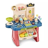 Children's play shop-counter 668-72-73s with accessories 668-73