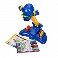 Children's Projector YM2227-A(Blue) 34cm, music, light, slides 4 disks, 32 pictures