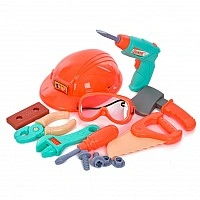 Игровой набор инструментов "Tool Set" H3006-3 шуруповерт, очки, каска