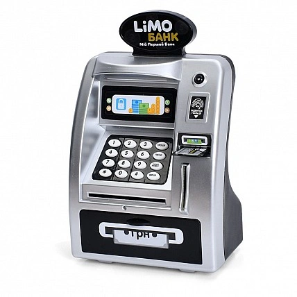 Електронна скарбничка-банкомат M 4550-2 I UA (Silver) світлові та звукові ефекти