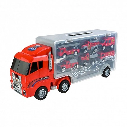 Дитячий автомобільний причіп PS006-2, 6 автомобілів