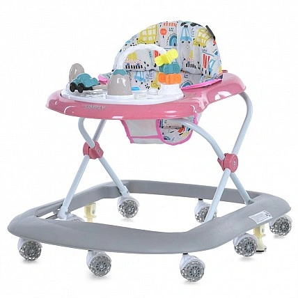 Дитячі Ходунки Simply ME 1215 Pink, музика, світло