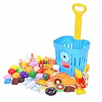 Children's grocery cart 35631(Blue) 49 products