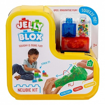 Дитячий сенсорний конструктор "Стартовий набір" Jelly Blox 931691, 11 деталей