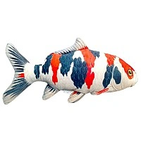 Дитяча м'яка іграшка "Червоний короп Коі" KOI-R, розмір 50 см