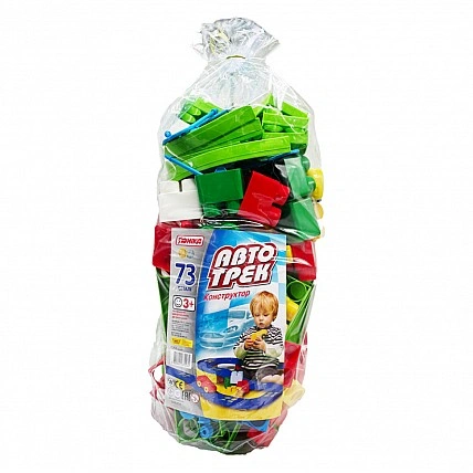 Конструктор дитячий "Автотрек" 70262, 73 деталі, паяний пакет