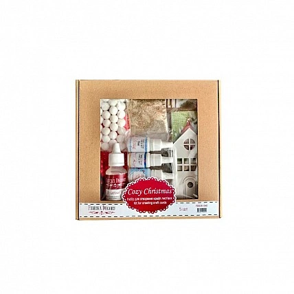 Набір для створення Різдвяних листівок Cozy Christmas FDGCK-040, 10х15 см, 5 шт