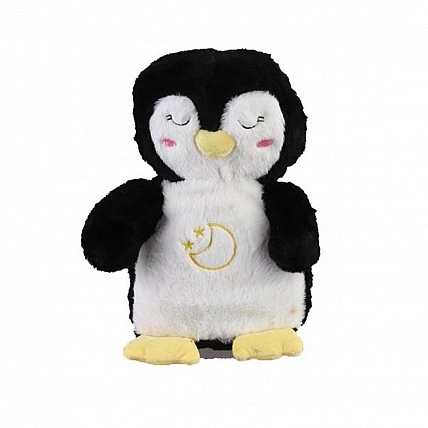 Soft night-light toy Breathing penguin DPN18 with sound effects