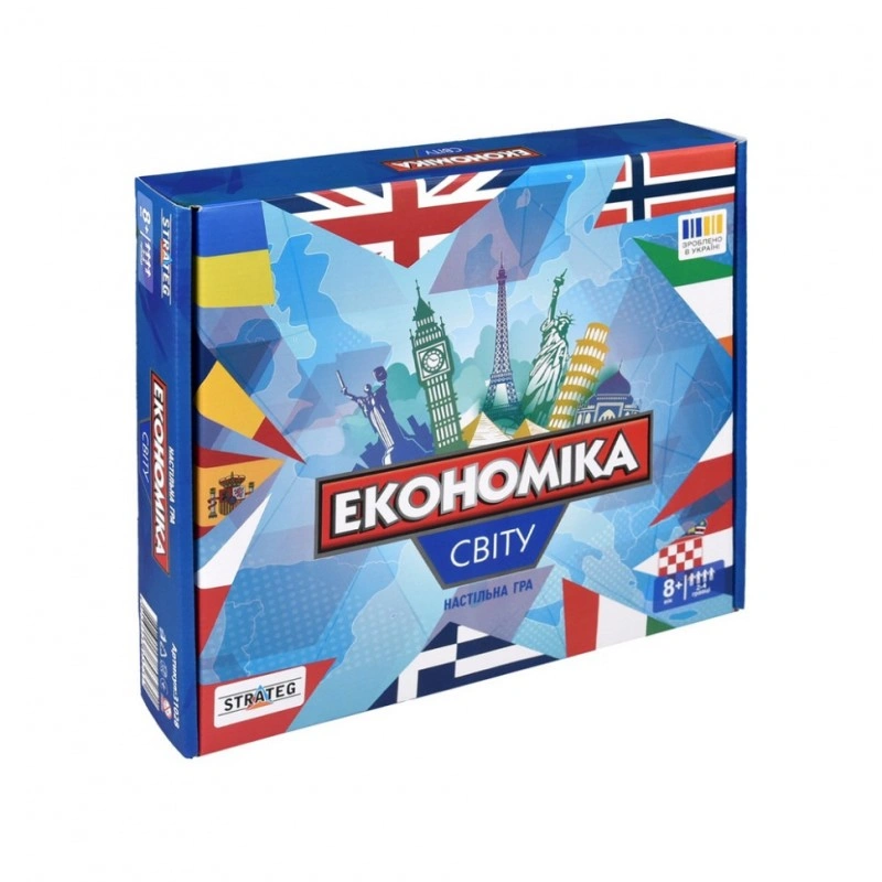 Настільна гра Монополія «Світова економіка» 31028, 2-4 гравці